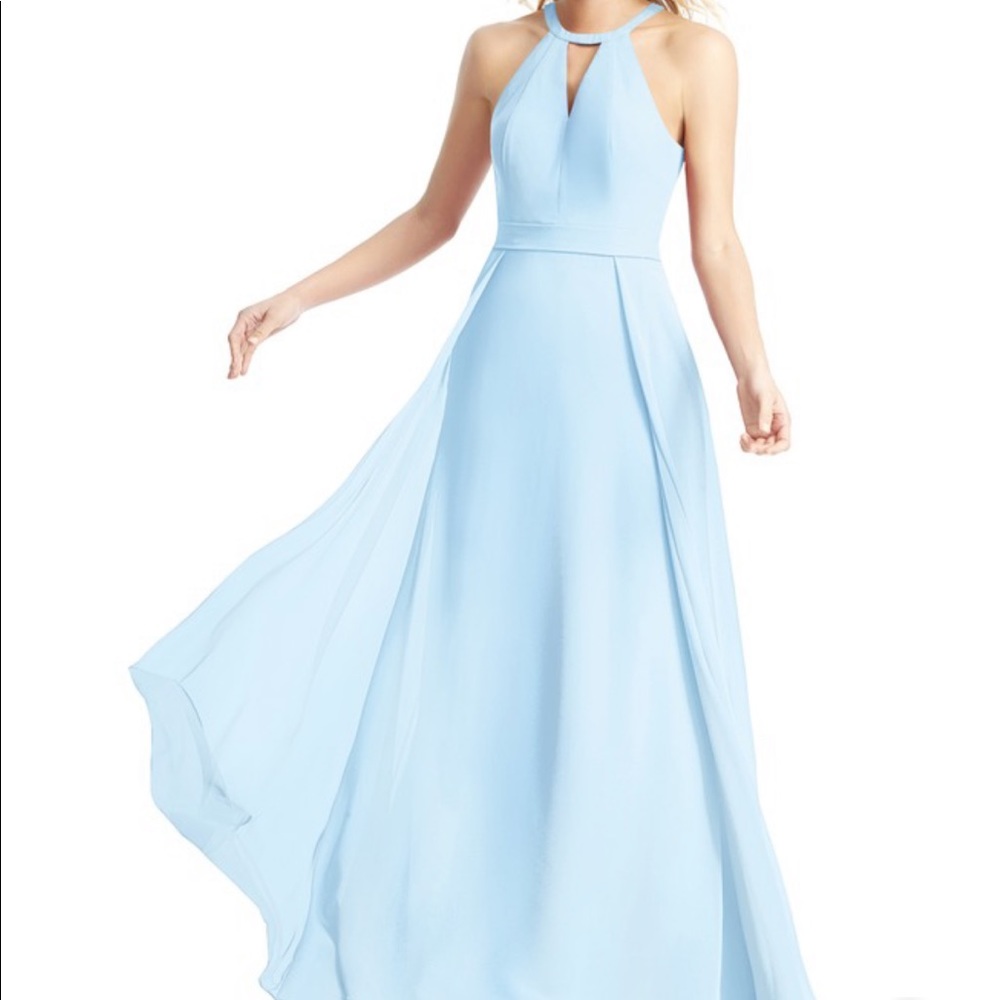 Azazie Melody Dress- Color Mist